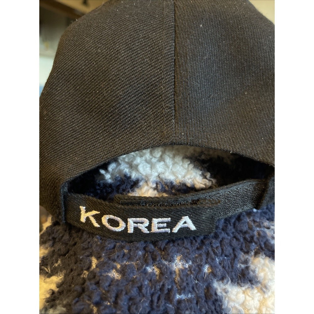 Korea Veteran Black Embroidered Adjustable Baseball Cap - Picture 2 of 3